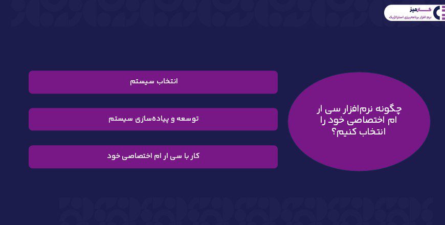 نرم افزار سی ار ام اختصاصی